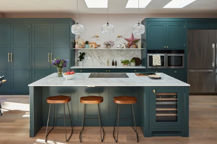Wall of kitchen cabinets deals